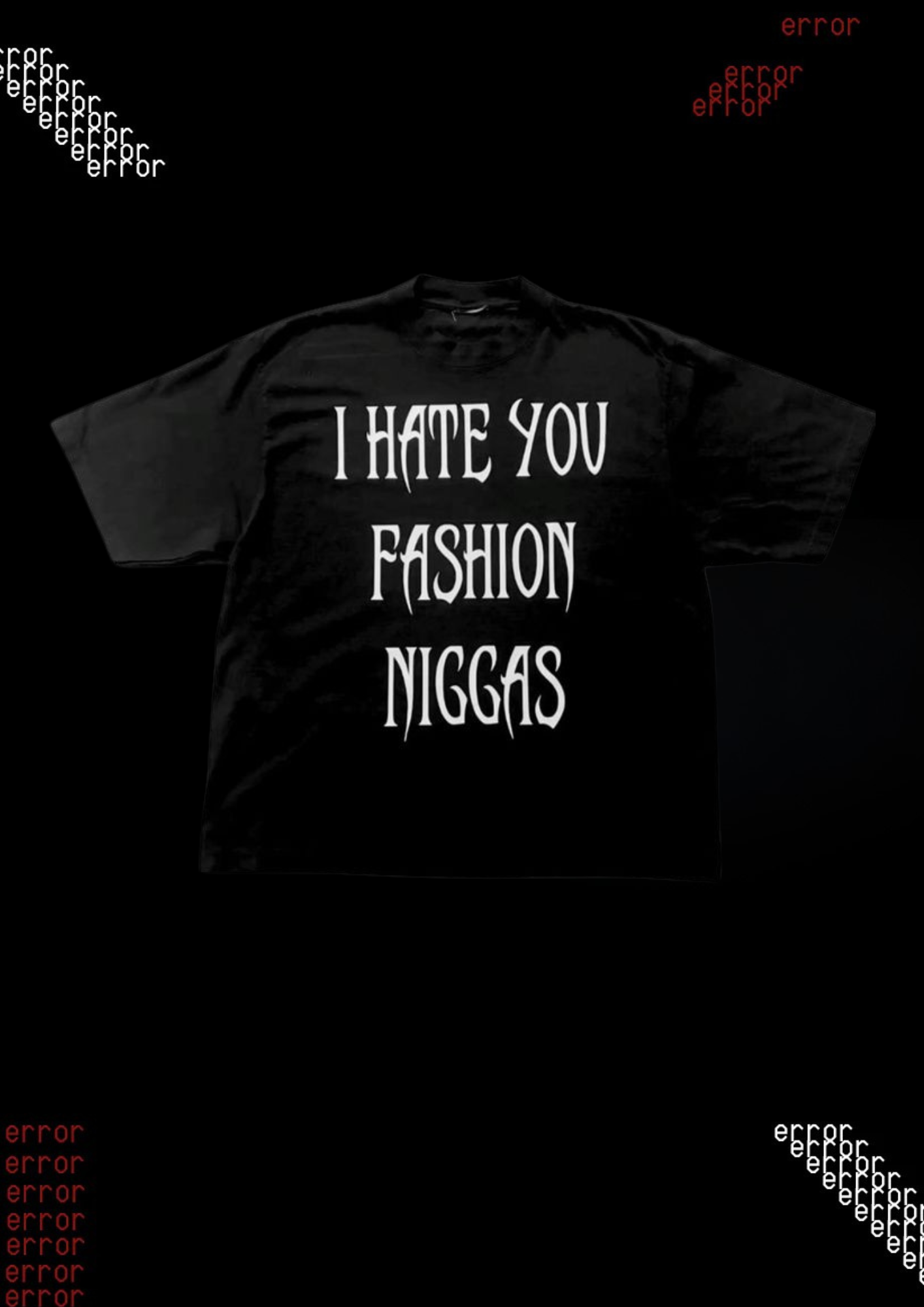 'IHATEFASHION' TEE