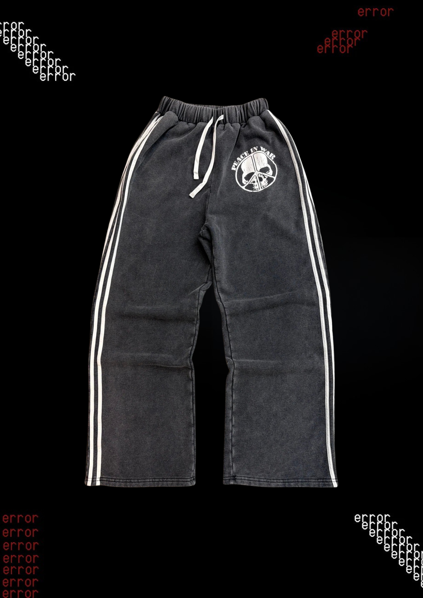 'PEACEINWAR' SWEATPANTS