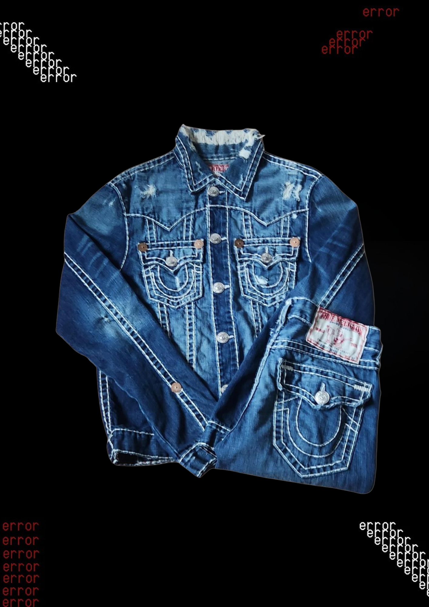 'TRUE RELIGION' DENIM SET