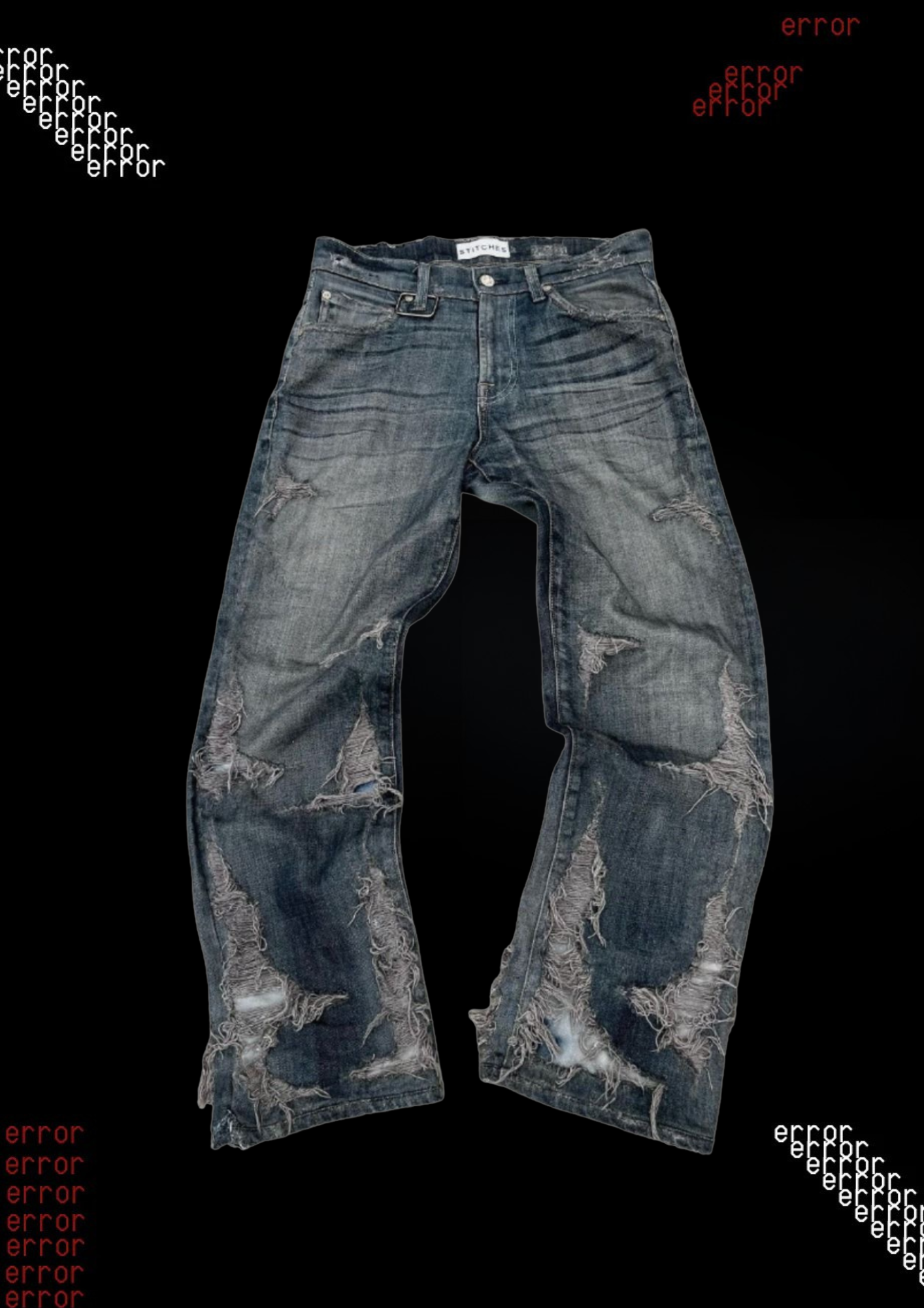 'LOST IN TIDES' FLARED JEANS