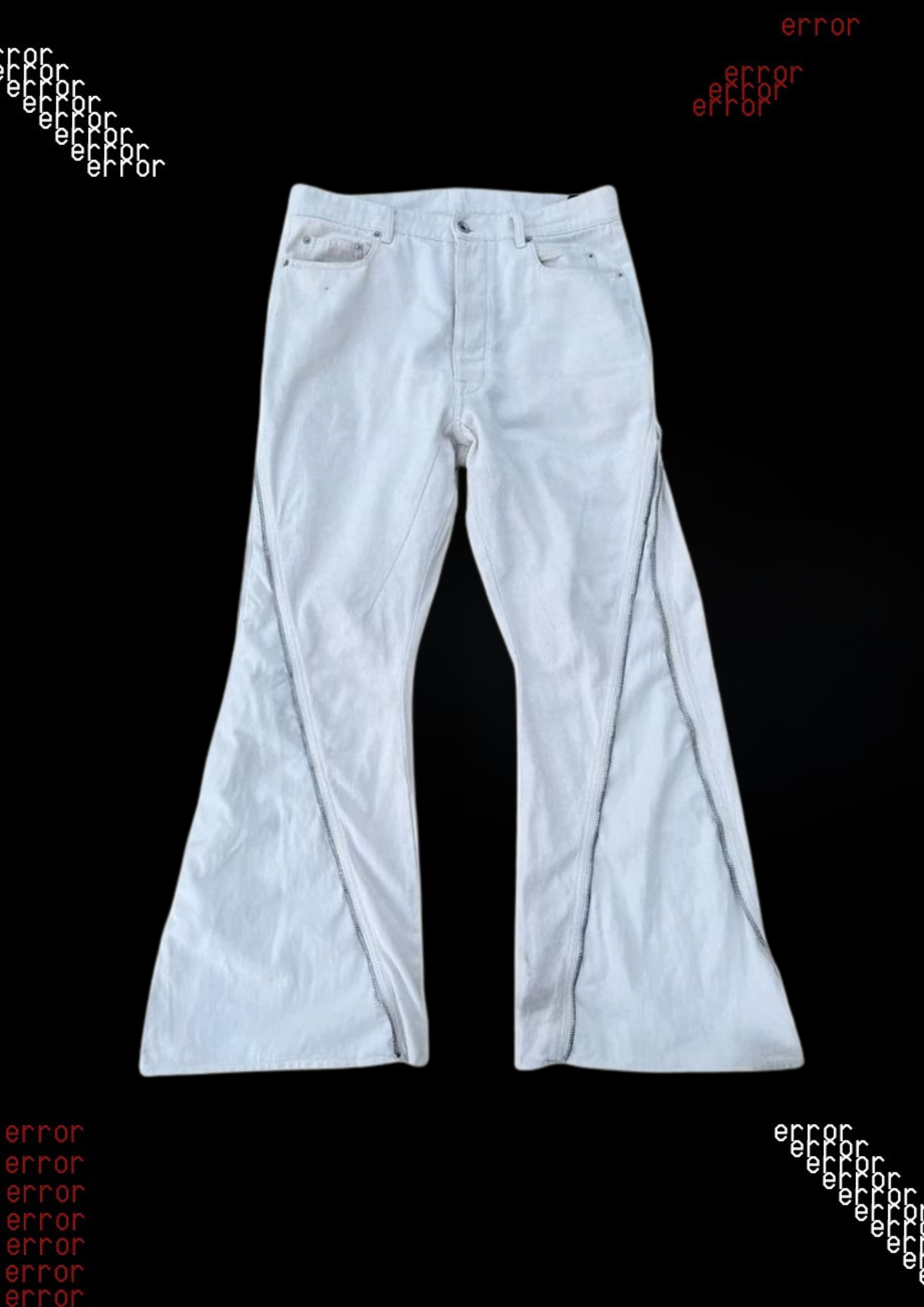 'Z!PPED' FLARED DENIM V2