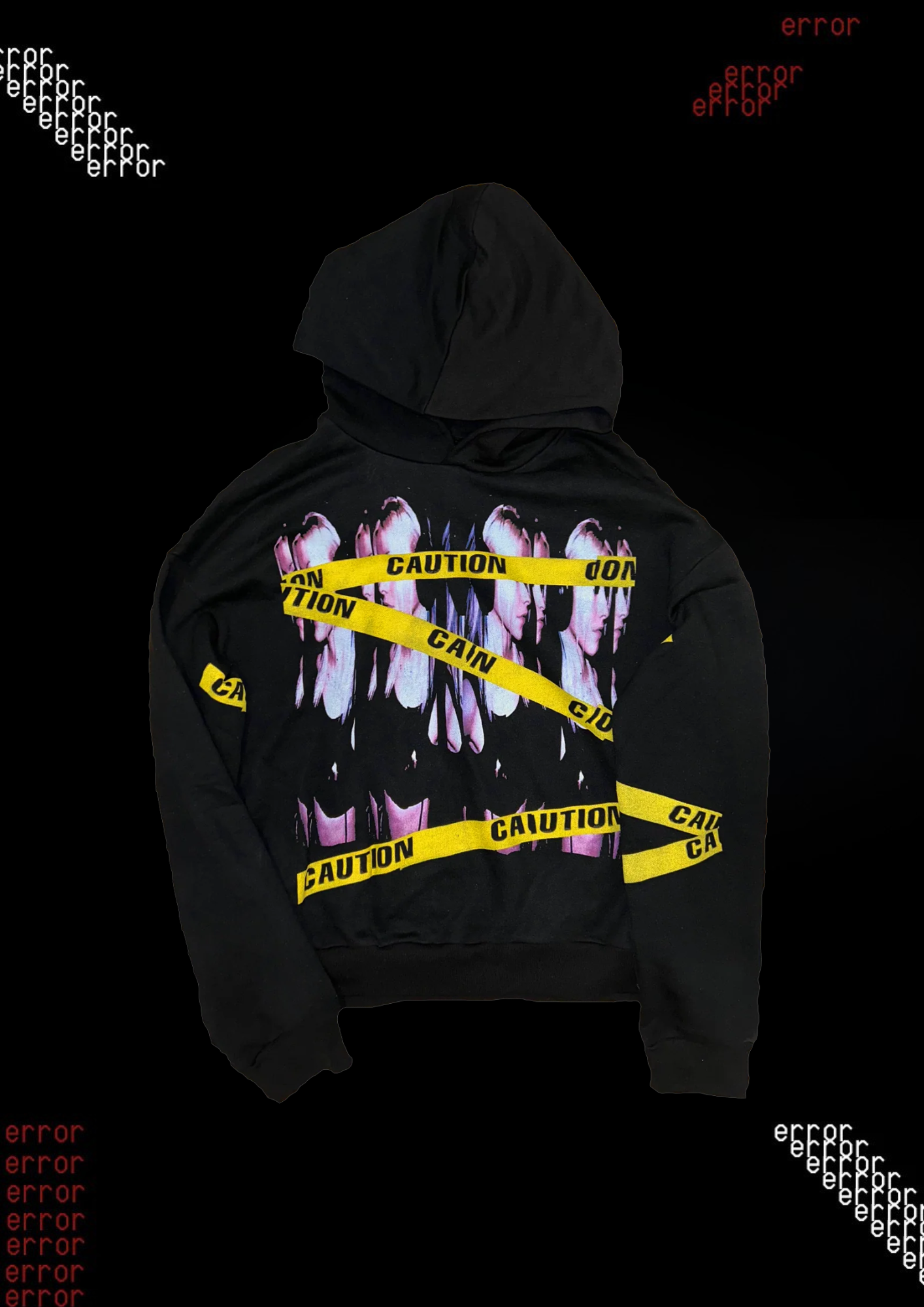 'CAUTION' HOODIE