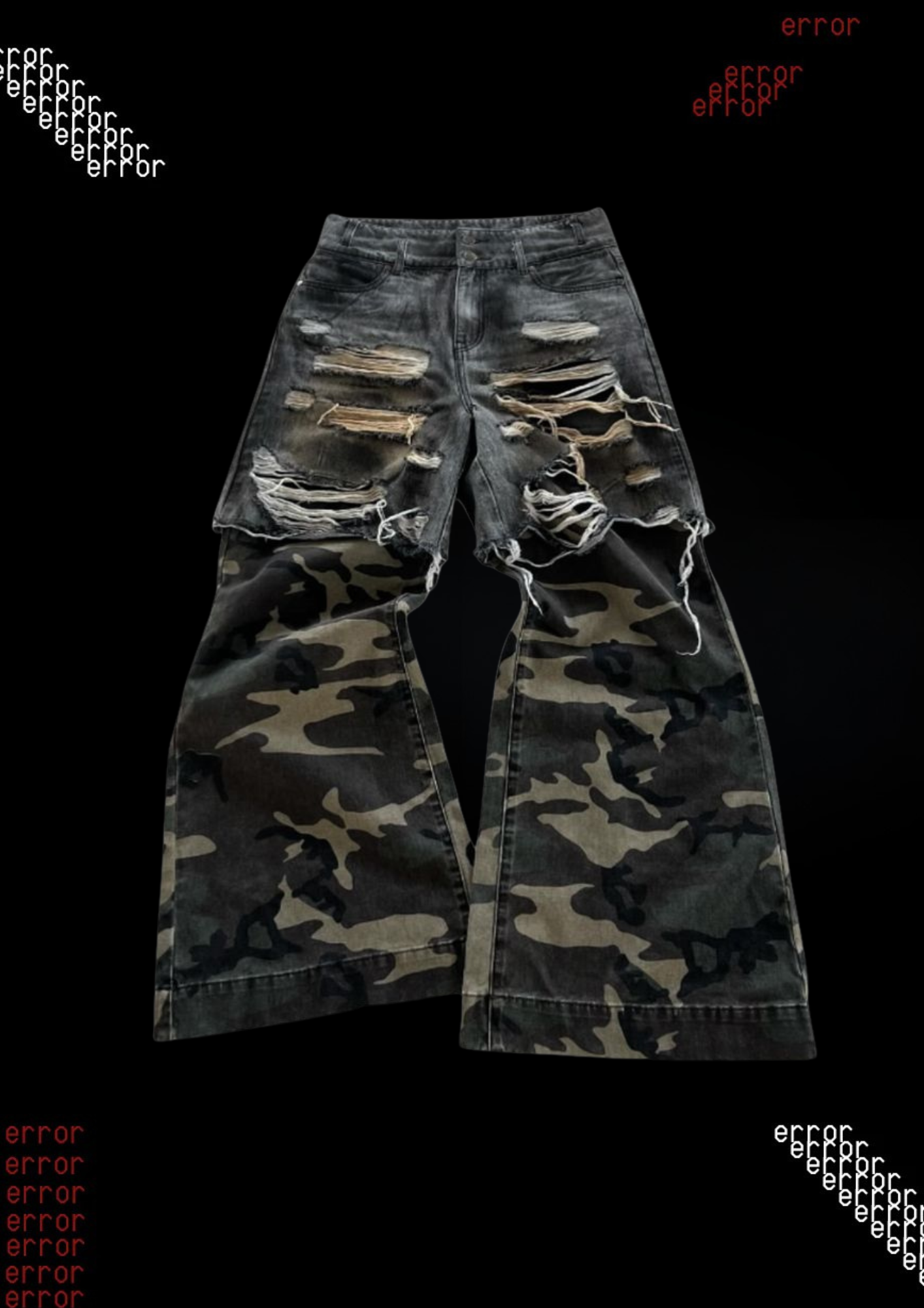 'CAM0' FLARED JEANS