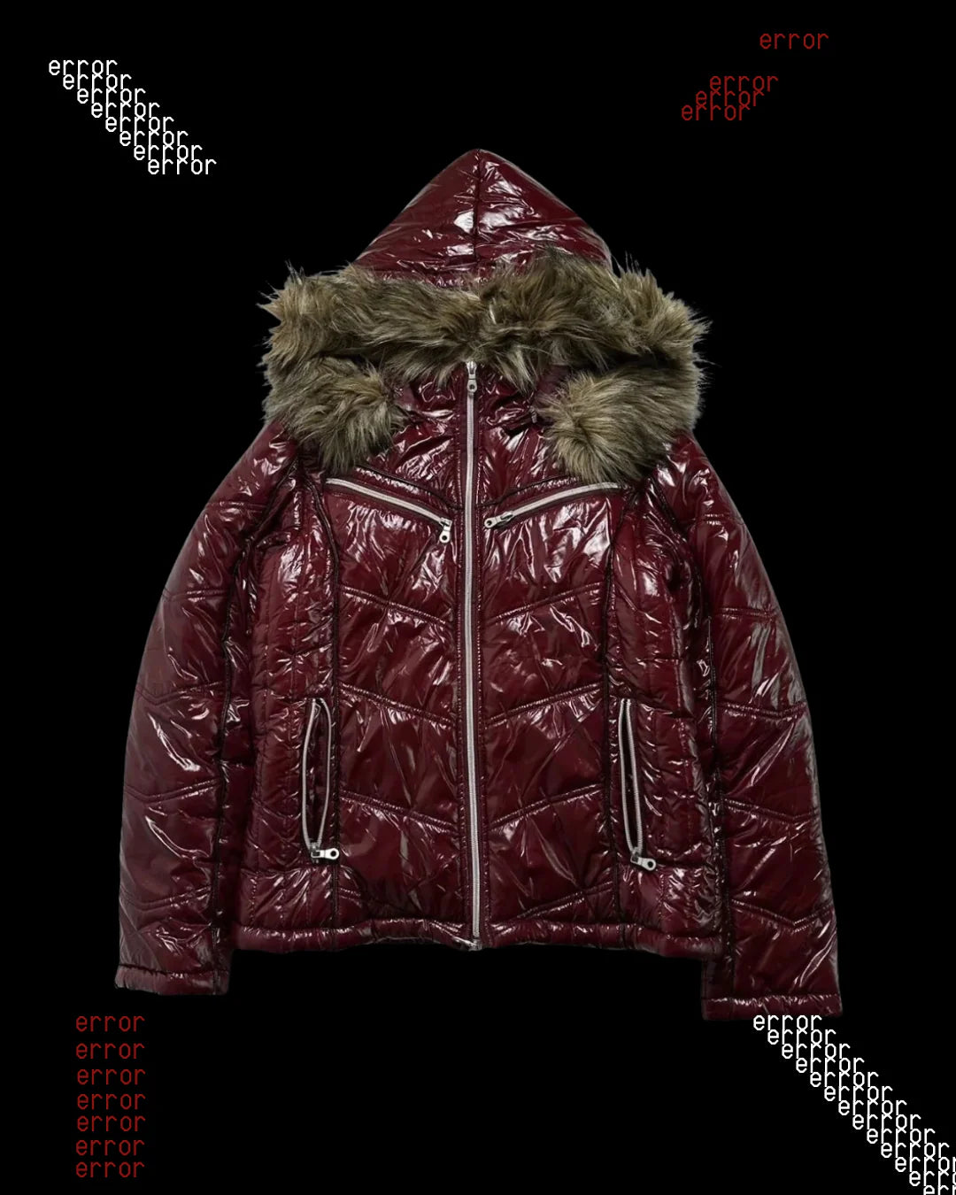 'CRIMSON' FUR JACKET