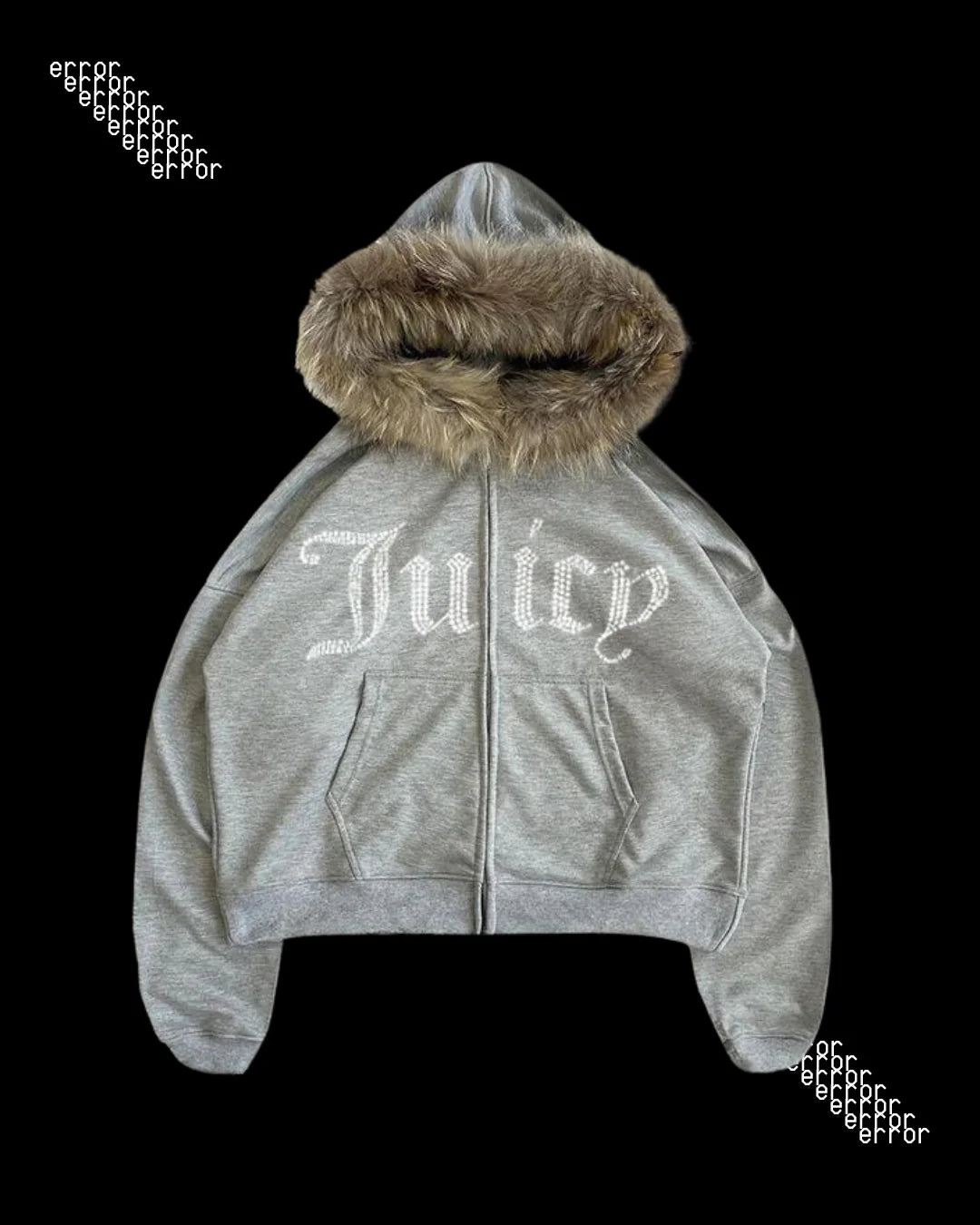 'JUICY' FUR HOODIE