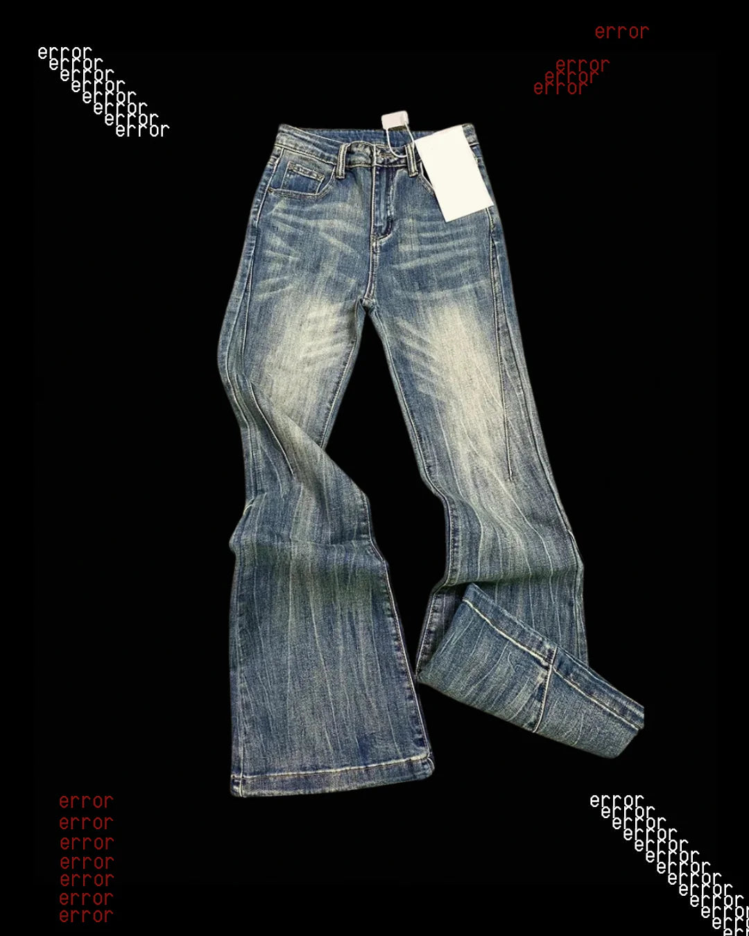 'VIVID' FLARED DENIM