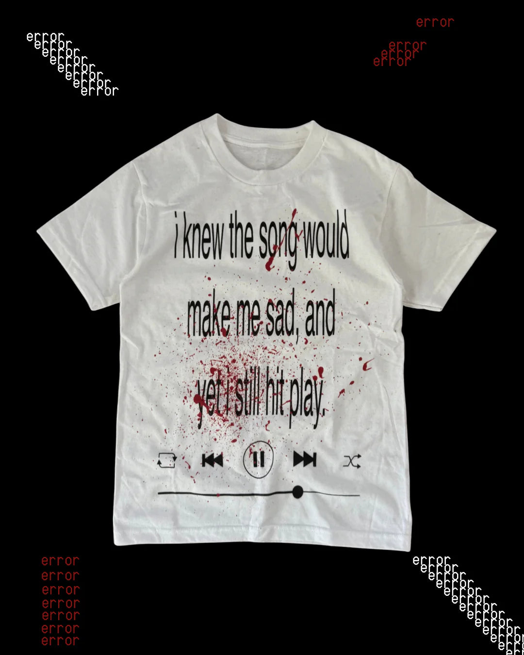 'MUSIC HURTS' TEE